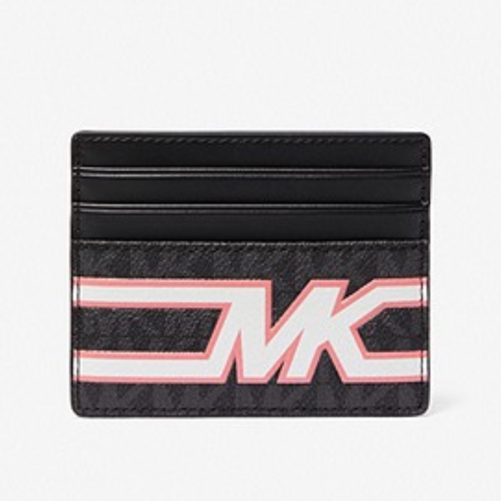 MICHAEL KORS MENS
Cooper Graphic Logo Tall Card Case
Style# 36S3LCOD2B
PINK 
NWT